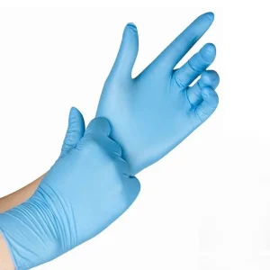 Guante no Estéril Desechable Nitrilo Azul, 100 unidades - Embalaje 10 Cajas, Hygieina