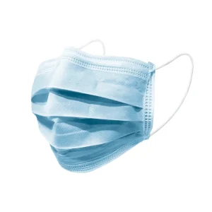 Mascarilla Desechable 3 Pliegues con Elástico 50 unidades - Embalaje 40 Cajas, Hygienia