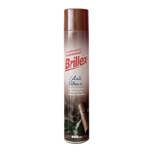 Desodorante Ambiental Spray, Aroma Antitabaco, 400 ml - Embalaje 12 unidades, Brillex