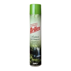 Desodorante Ambiental Spray, Aromas del Bosque, 400 ml - Embalaje 12 unidades, Brillex