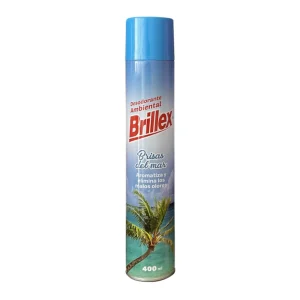 Desodorante Ambiental Spray, Aroma Brisas del Mar, 400 ml - Embalaje 12 unidades, Brillex