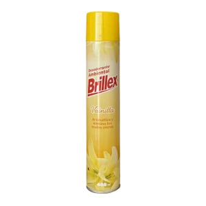 Desodorante Ambiental Spray, Aroma Vainilla, 400 ml - Embalaje 12 unidades, Brillex