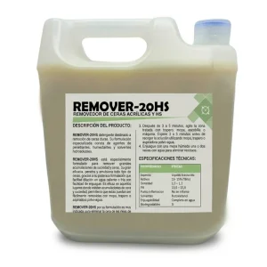 Removedor de Cera "Remover-20HS", 5 lts, Belpro